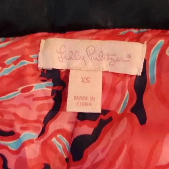 Lilly Pulitzer Down Vest Women's Size XS - Picture 4 of 8